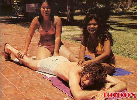 Classic guys having a horny sex holiday in the Far East