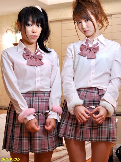 Hikari Sakamoto and Chiharu Miyashita Having Fun Together