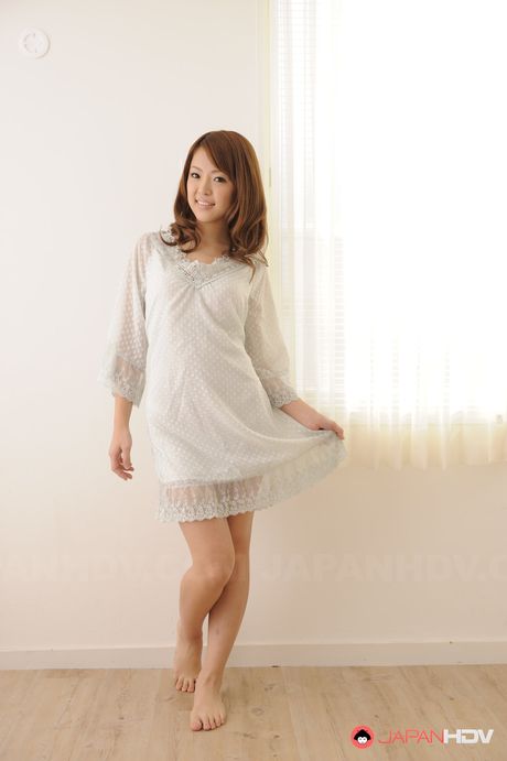 Asian Sayaka Fukuyama shows her pussy and hot butt in pink panties.